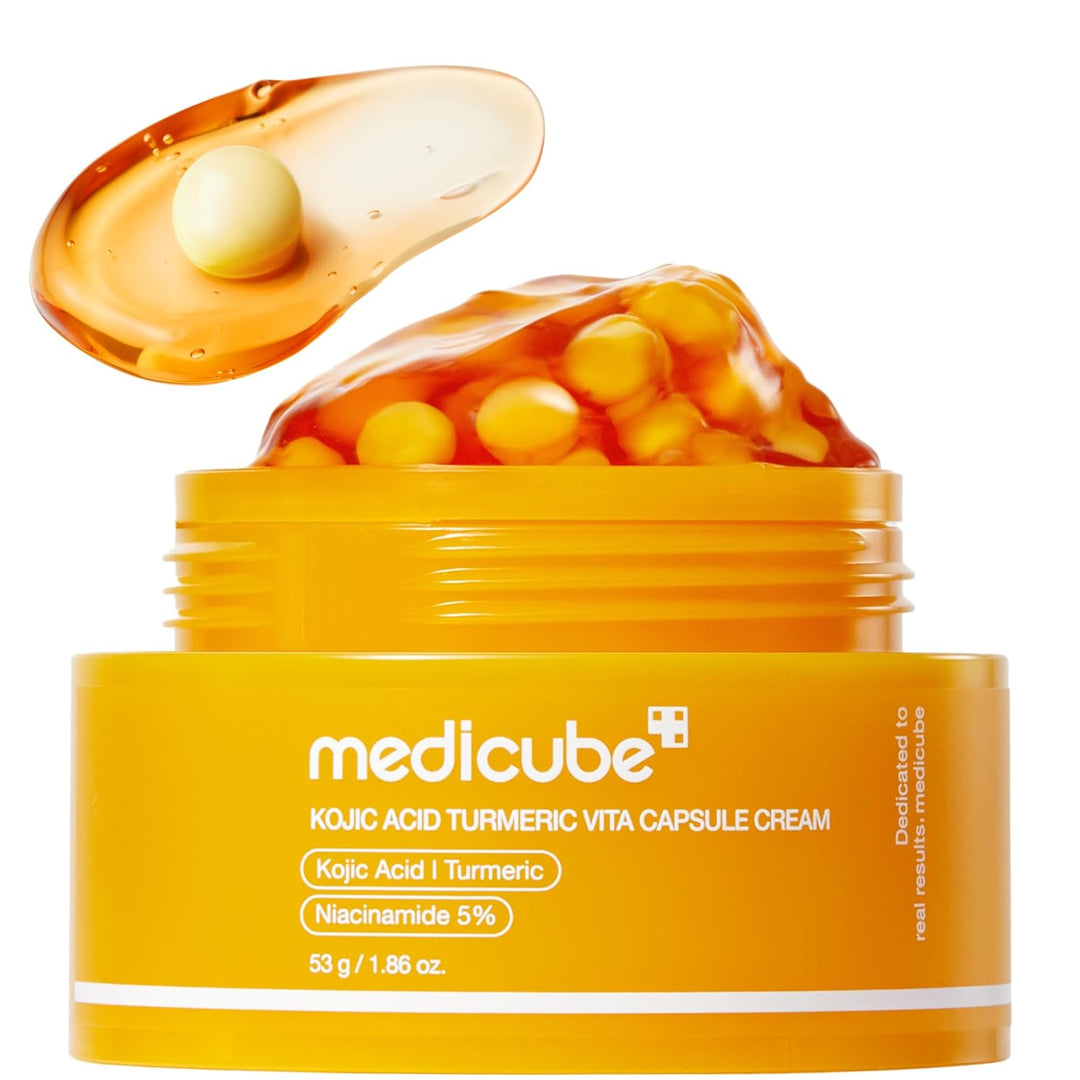 Medicube Kojic Acid Turmeric Vita Capsule Cream – Aufhellende Kapsel Creme für einen ebenmäßigen Hautton